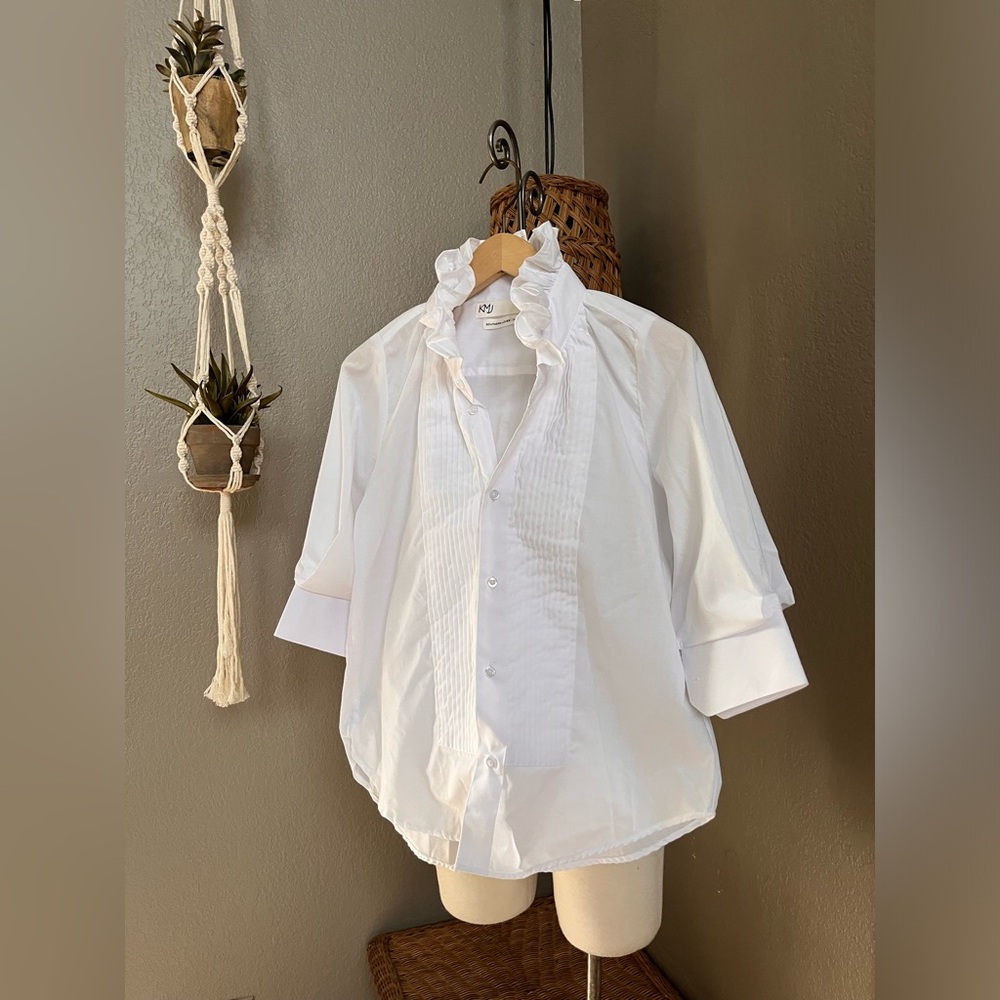 Kate Mchale Jensen Southern Lover Tux White Sz XS - Picture 5 of 9